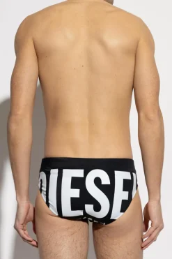 Diesel CZARNY Slipy kąpielowe `ALFIE-D-CORE`