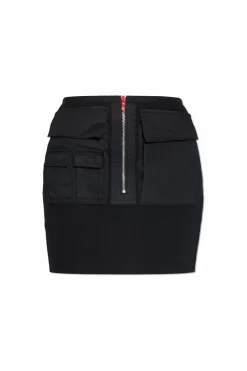 Diesel CZARNY Spódnica `M-MERYN-SHORT`
