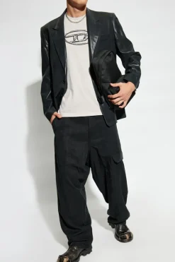 Diesel CZARNY Spodnie `P-DANZEL`