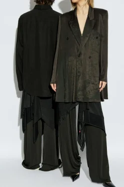 Diesel CZARNY Spodnie `P-FRIZZA-PLAIN`