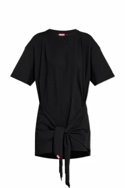 Diesel CZARNY Sukienka `D-EIVOR`