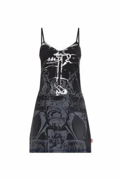 Diesel CZARNY Sukienka `D-LONGY`