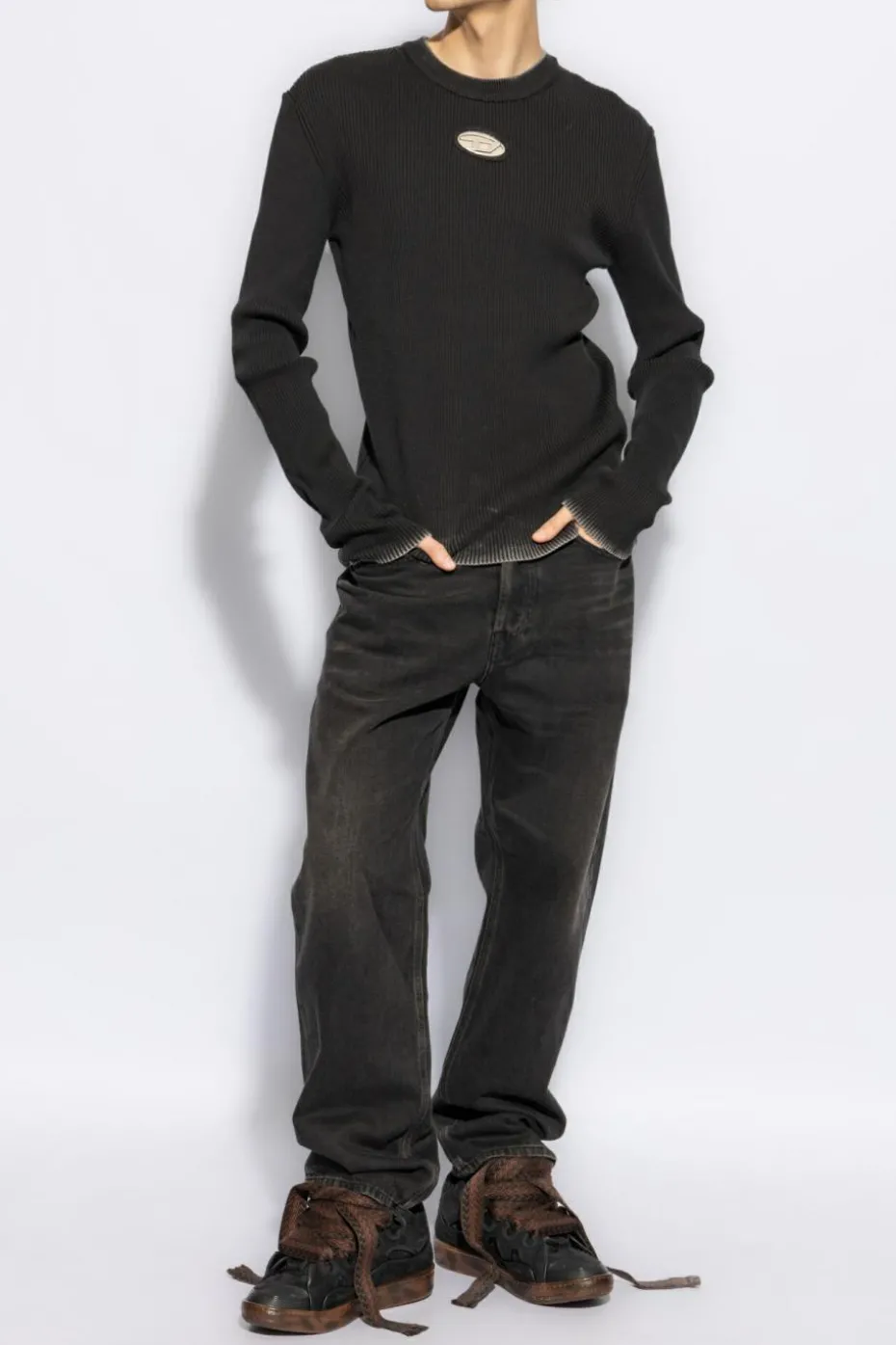 Diesel CZARNY Sweter `K-DARIN-A`
