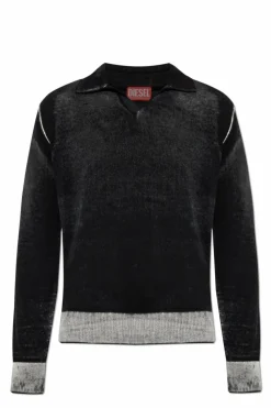 Diesel CZARNY Sweter `K-LORENZO`