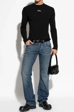 Diesel CZARNY Sweter `K-ZACKARY-ROUND`