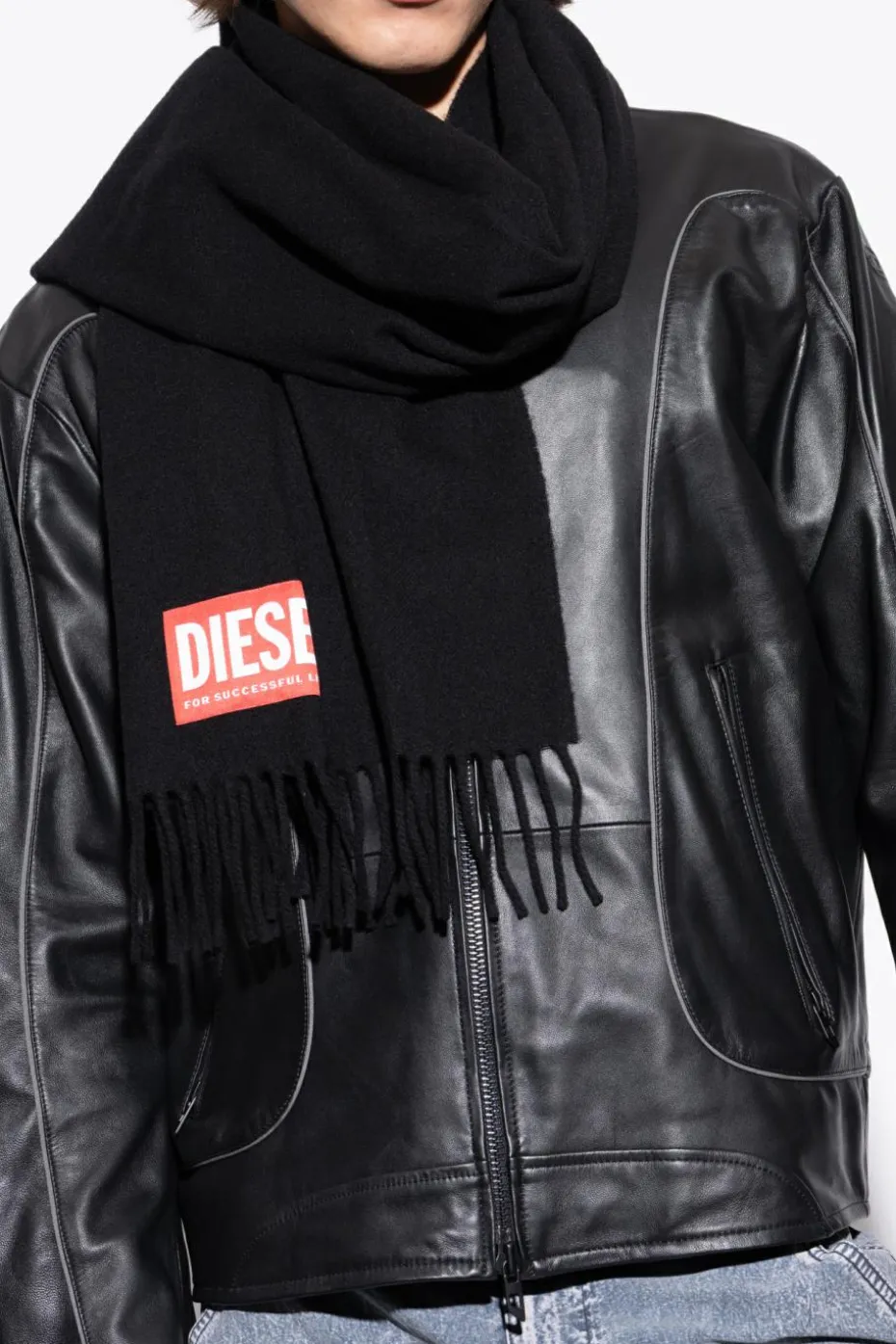 Diesel CZARNY Szal `S-IMON`