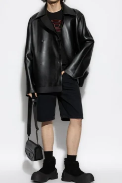 Diesel CZARNY Szorty `REGULAR-SHORT`