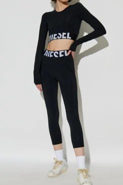 Diesel CZARNY Top `MELISSA-D-POP`