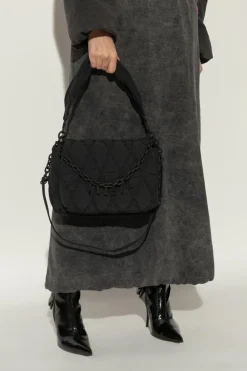 Diesel CZARNY Torba na ramię `CHARM-D SHOULDER`