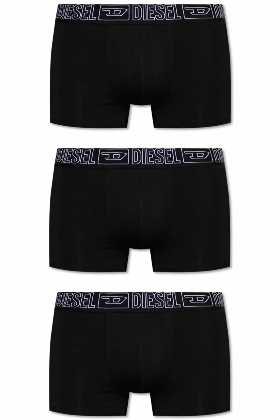 Diesel CZARNY Trójpak bokserek `UMBX-DAMIENTHREEPACK`
