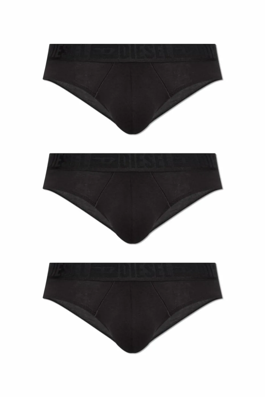Diesel CZARNY Trójpak slipów ` ROY-D-MONO-3PACK`
