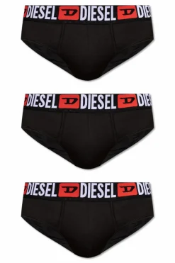 Diesel CZARNY Trójpak slipów `UMBR-ANDRETHREEPACK`