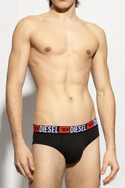 Diesel CZARNY Trójpak slipów `UMBR-ANDRETHREEPACK`