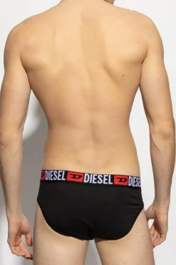 Diesel CZARNY Trójpak slipów `UMBR-ANDRETHREEPACK`