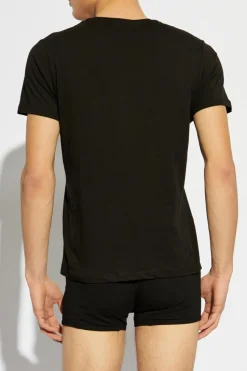 Diesel CZARNY Trójpak t-shirtów