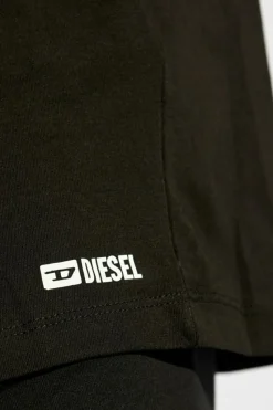 Diesel CZARNY Trójpak t-shirtów