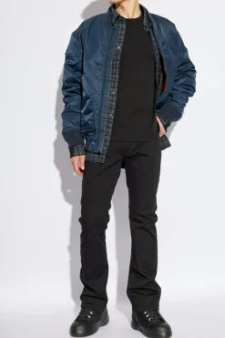 Diesel CZARNY T-shirt `T-ADJUST-SLITS-R17`