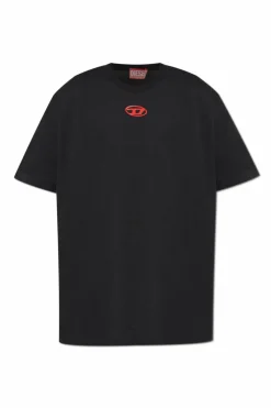 Diesel CZARNY T-shirt `T-ADJUST-OD`