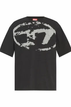 Diesel CZARNY T-shirt `T-BOXT-N14`
