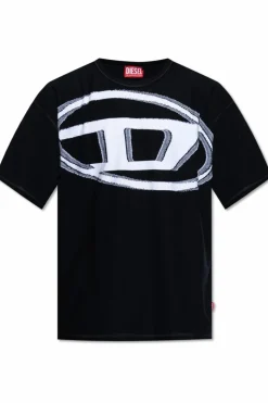 Diesel CZARNY T-shirt `T-DOXT`