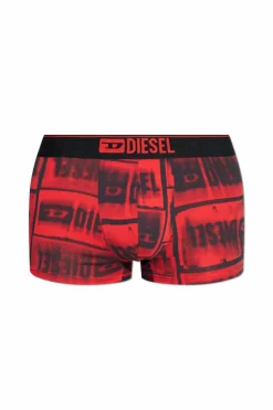 Diesel CZERWONY Bokserki `DAMIEN-D-BOX`