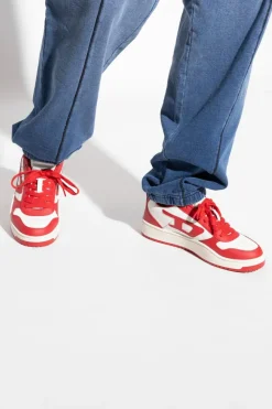 Diesel CZERWONY Buty sportowe ` S-UKIYO V2 LOW`