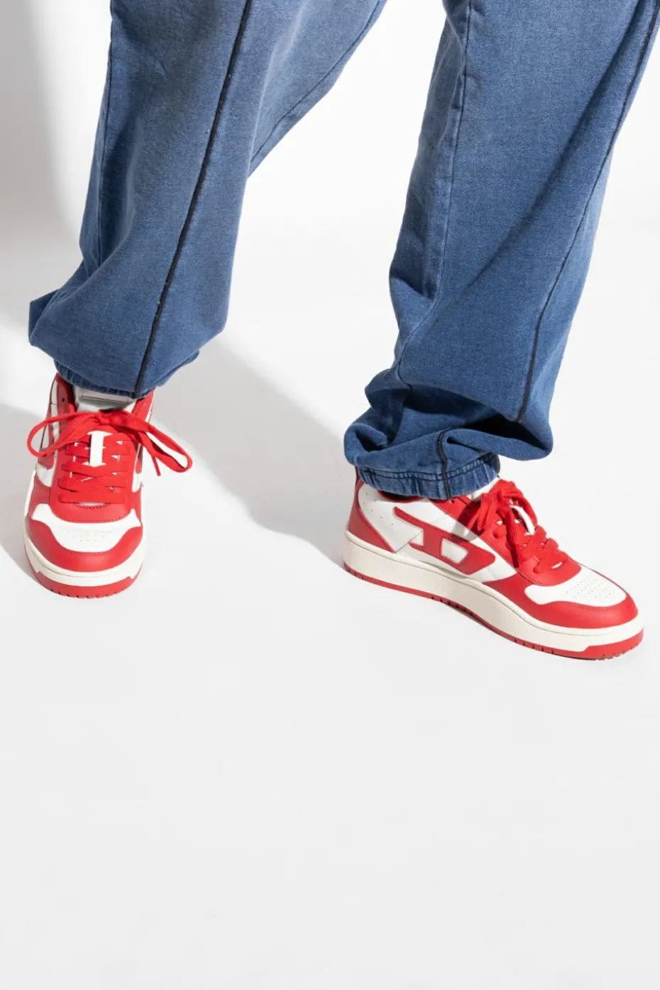 Diesel CZERWONY Buty sportowe ` S-UKIYO V2 LOW`