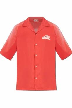 Diesel CZERWONY Koszula `S-ELLY`