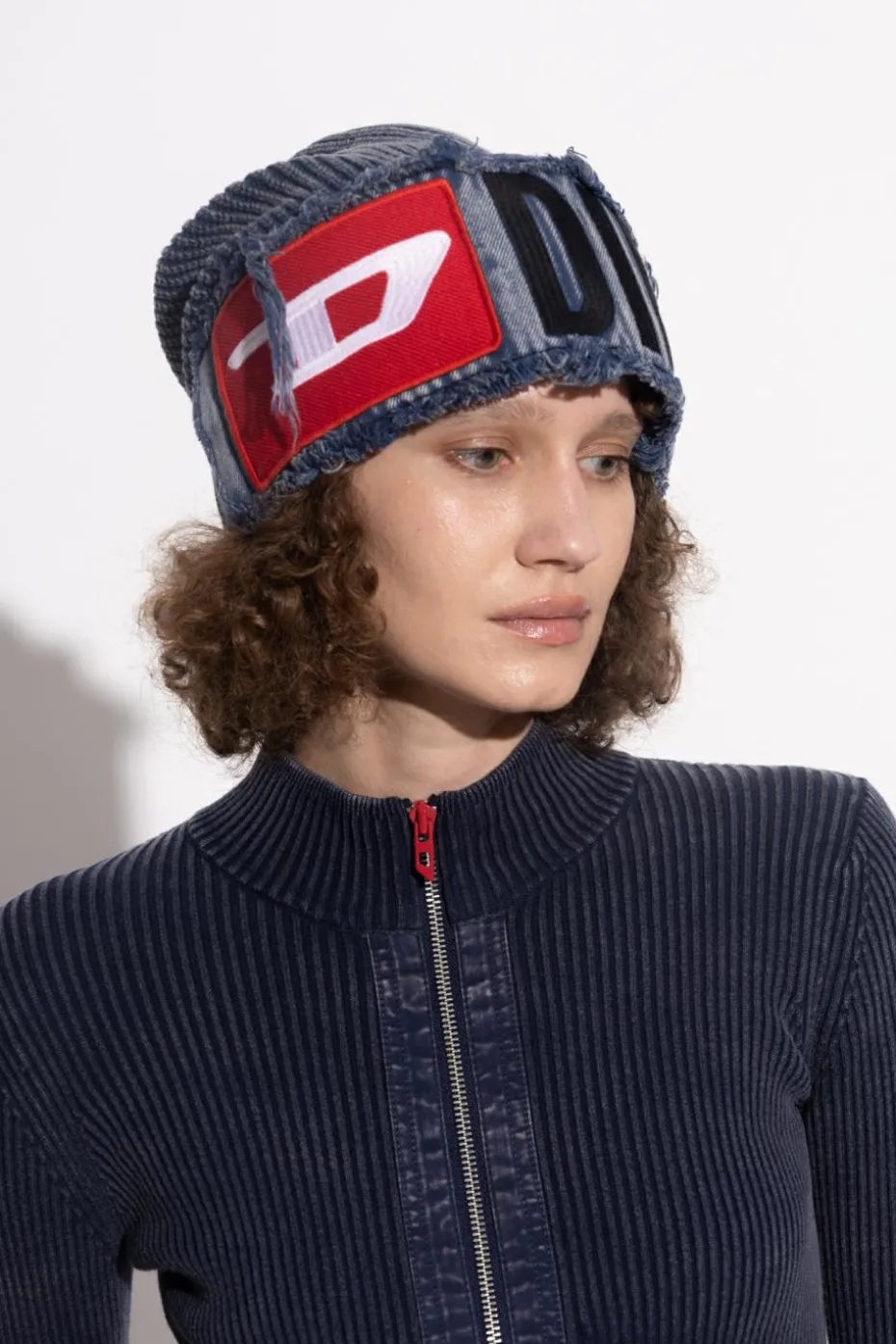 Diesel GRANATOWY Czapka `K-FROK`