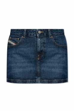 Diesel GRANATOWY Jeansowa spódnica `DE-RON`