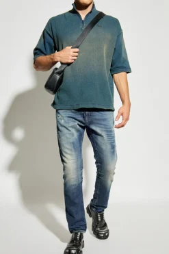 Diesel GRANATOWY Jeansy `2032 D-KROOLEY-B`
