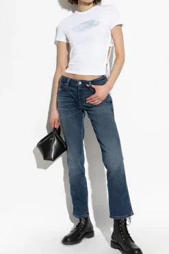 Diesel GRANATOWY Jeansy `1992 D-JIANN`