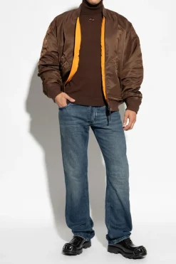 Diesel GRANATOWY Jeansy `1985 LARKEE`