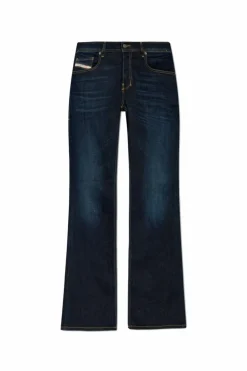 Diesel GRANATOWY Jeansy `2007 ZATINY` L.32