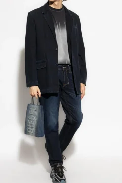 Diesel GRANATOWY Jeansy `1986 LARKEE-BEEX`