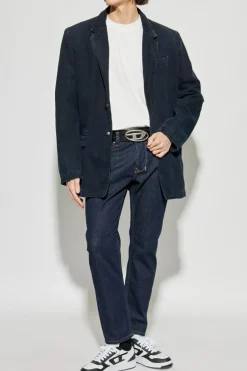 Diesel GRANATOWY Jeansy `1986 LARKEE`