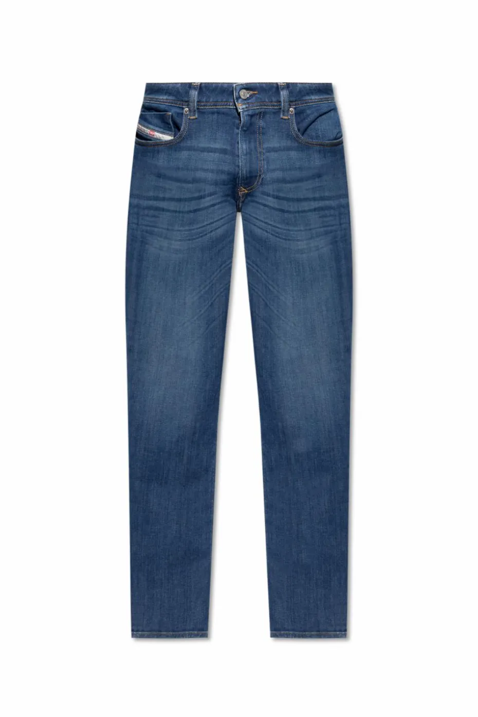 Diesel GRANATOWY Jeansy `1979 SLEENKER`