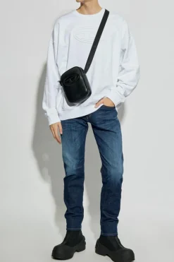 Diesel GRANATOWY Jeansy ` 2019 D-STRUKT` L.32