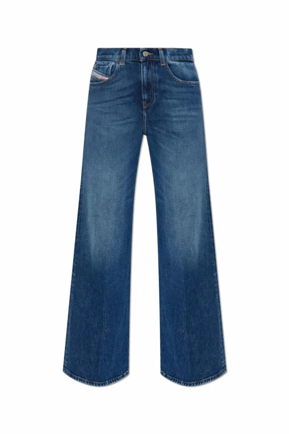 Diesel GRANATOWY Jeansy ` 1978 D-AKEMI`