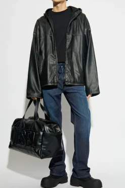 Diesel GRANATOWY Jeansy `2080 D-REEL JOGG`