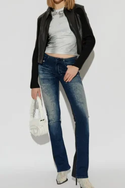 Diesel GRANATOWY Jeansy `D-GIANNA-S1`