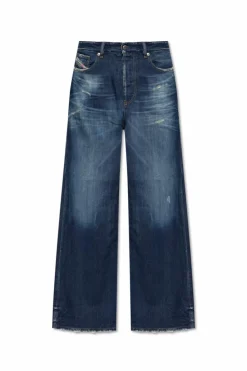 Diesel GRANATOWY Jeansy `D-RISE`