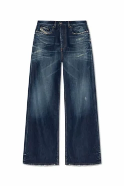 Diesel GRANATOWY Jeansy `D-RISE`