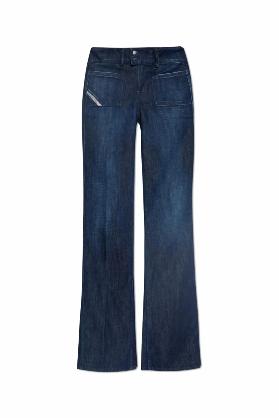 Diesel GRANATOWY Jeansy `D-HUSH`