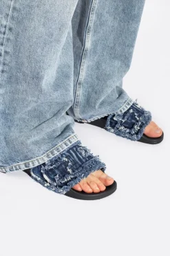 Diesel GRANATOWY Klapki ‘SA-SLIDE’