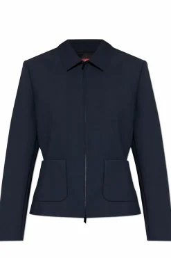 Diesel GRANATOWY Kurtka `G-CESARA-BOND`