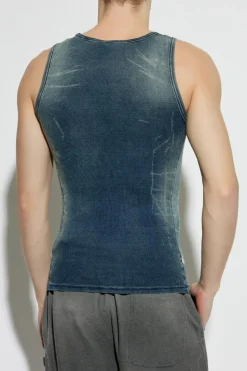 Diesel GRANATOWY Prążkowany top