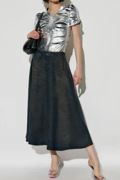 Diesel GRANATOWY Spódnica `DE-ANNIE-S `
