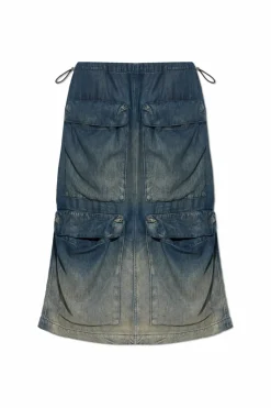 Diesel GRANATOWY Spódnica `DE-MEGI-S`