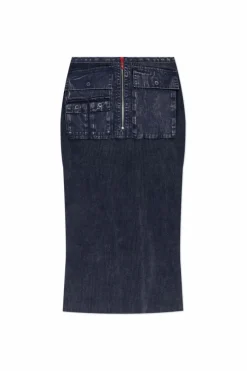 Diesel GRANATOWY Spódnica `M-MERYN`